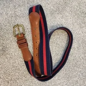Coach | Accessories | Vintage Coach Leather And Linen Belt  display picture 2